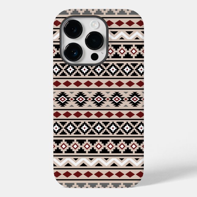 Aztec Essence II Ptn Black White Grått Red Sand (Baksida)