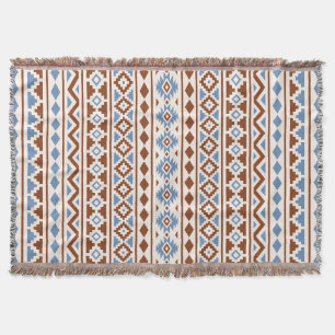 Aztec Essence Lodrät Ptn II Rust Blue Cream Mysfilt