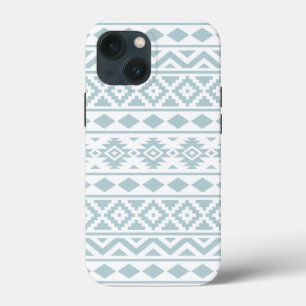 Aztec Essence Ptn III Anka Egg Blue på White