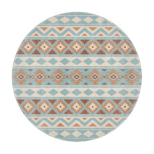 Aztec Essence Ptn IIIb Blue Cream Terracottas