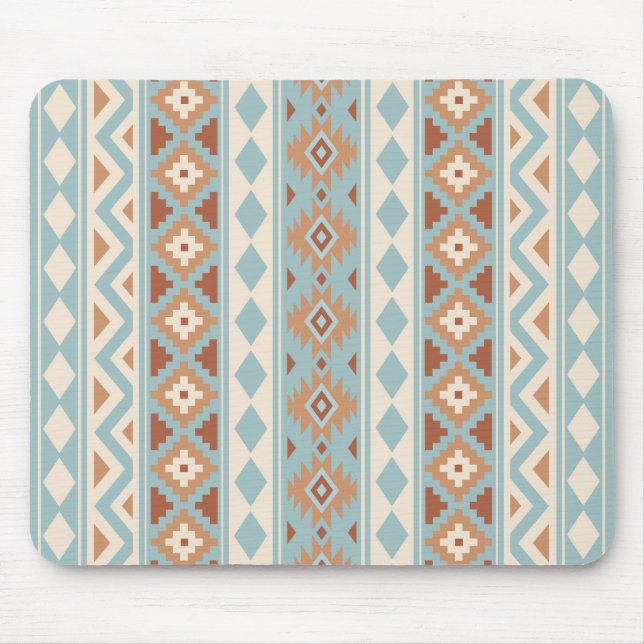 Aztec Essence V Ptn IIIb Blue Cream Terracottas Musmatta (Framsidan)