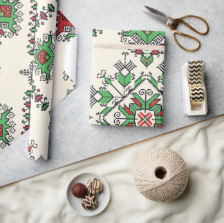 Aztec Ethnic Mönster Presentpapper