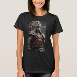 Aztec Fertility och Rain Gudom Tlaloc T Shirt
