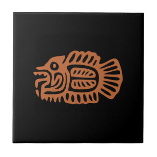 Aztec Fish Kakelplatta
