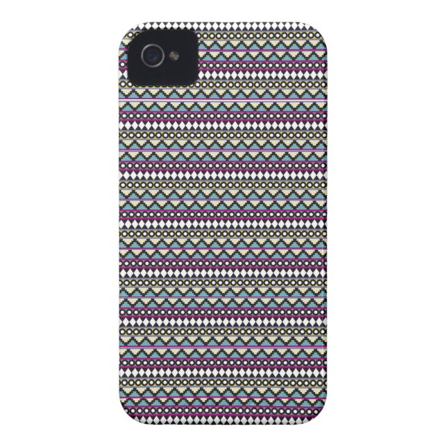 Aztec fodral för tryckiPhone 4/4S Case-Mate iPhone Skal (Baksidan)