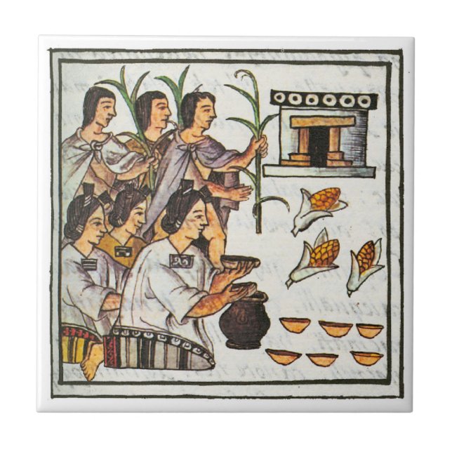 Aztec Food Kakelplatta (Framsidan)