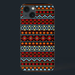 Aztec för blåttorange för extrakt II Ptn röd Blk<br><div class="desc">En Aztec stildesign i ett digital och vektormönster med rött,  blått,  orangen,  gult och svart.</div>