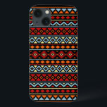 Aztec för blåttorange för extrakt II Ptn röd Blk<br><div class="desc">En Aztec stildesign i ett digital och vektormönster med rött,  blått,  orangen,  gult och svart.</div>
