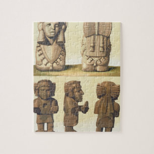 Aztec förebilder, Mexico (färglithographen) Pussel