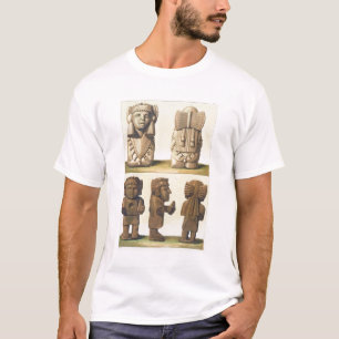Aztec förebilder, Mexico (färglithographen) T-shirt