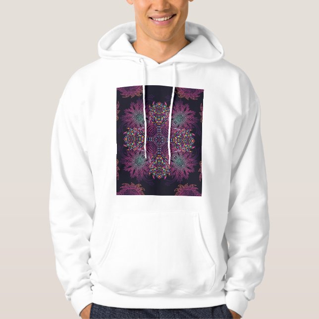 Aztec-geometri, vintage sömlös mönster. hoodie (Framsida)
