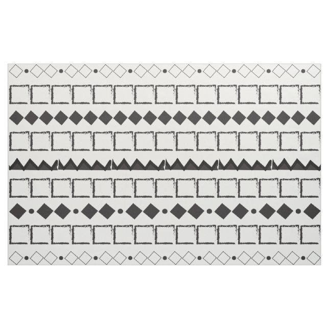 Aztec Geometric Abstrakt Mönster Tyg (Yard)