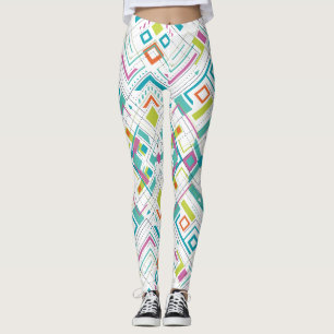 Aztec geometrical mönster leggings