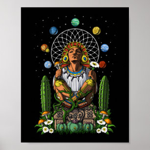 Aztec Gud Xochipeli Poster