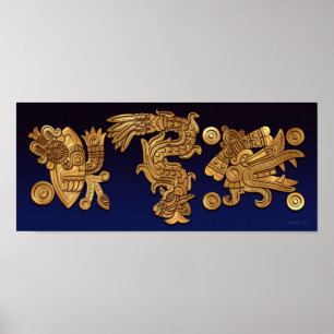 Aztec Guld Poster