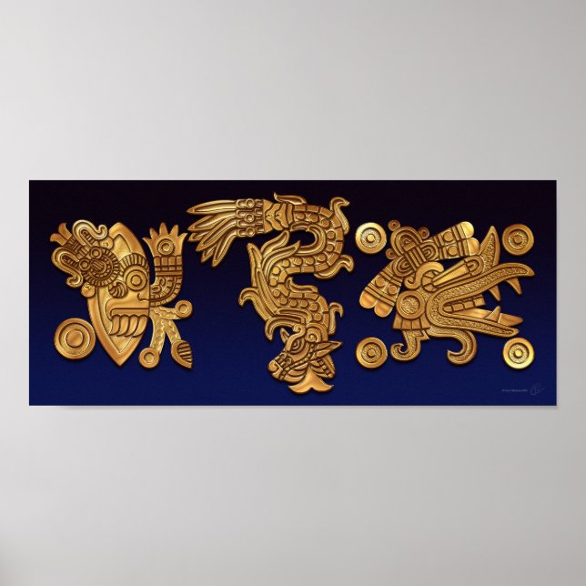 Aztec Guld Poster (Framsidan)