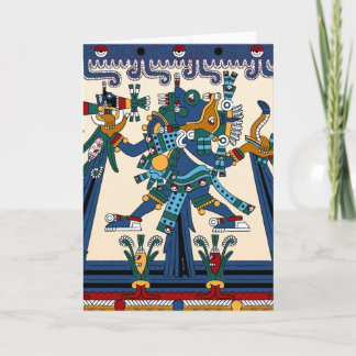 Aztec hälsningkort kort