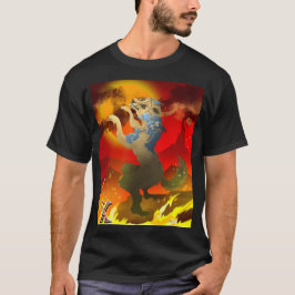 Aztec-Hund av den döda konstruktionen Tee Shirt