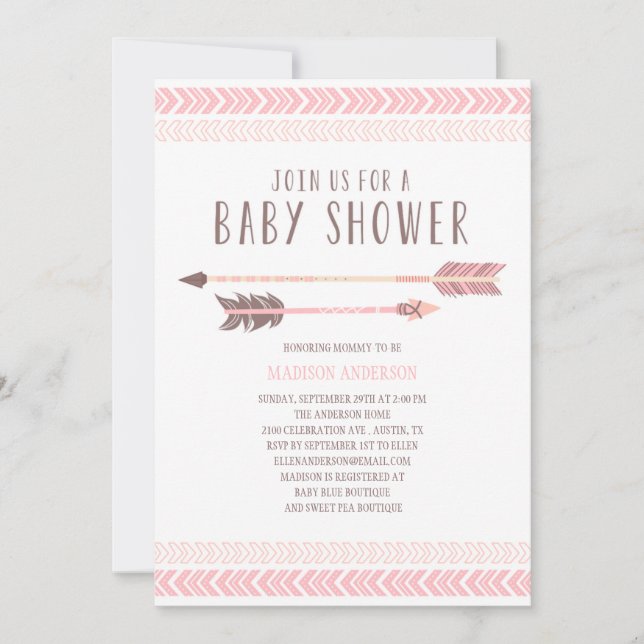 Aztec | Inbjudan till babyvisningsprogram (Framsida)
