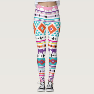 Aztec indisk sydvästra Mönster Leggings