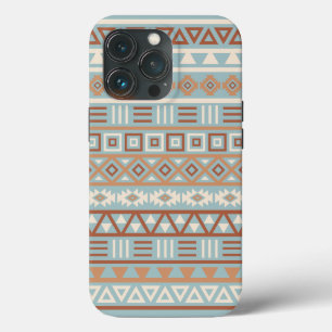 Aztec Influence Mönster Blue Cream Terracottas