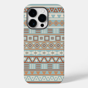 Aztec Influence Mönster Blue Cream Terracottas
