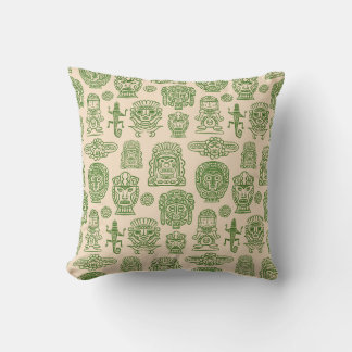Aztec Inspired Mönster Kudde