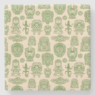 Aztec Inspired Mönster Stenunderlägg