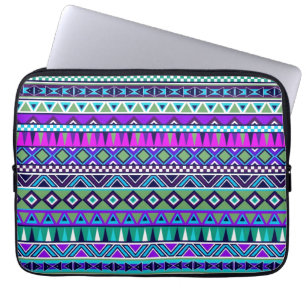 Aztec inspirerat mönster laptop fodral