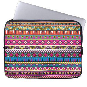 Aztec inspirerat mönster laptop sleeve