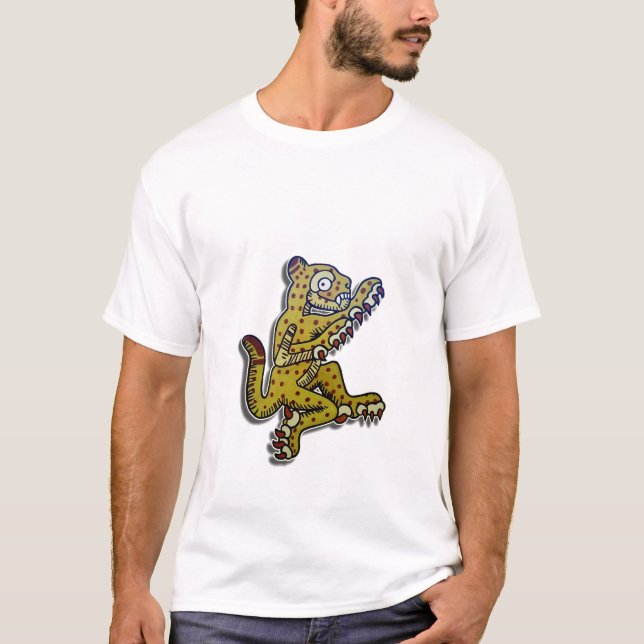 aztec jaguar1 tee shirt (Framsida)