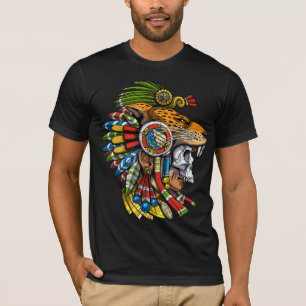 Aztec Jaguar Mask T Shirt