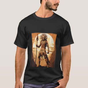 Aztec Jaguar Warrior Native Mexican Mythology Mana T Shirt