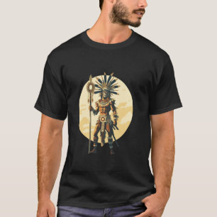 Aztec Jaguar Warrior Native Mexican Mythology Mana T Shirt