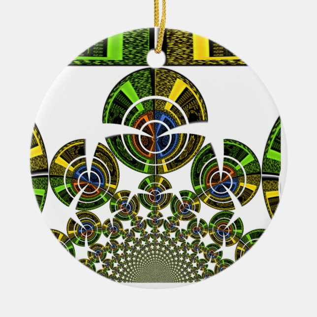 Aztec Julgransprydnad Keramik (Framsidan)