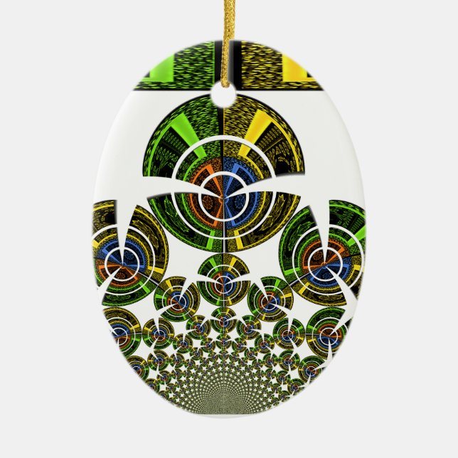 Aztec Julgransprydnad Keramik (Framsidan)