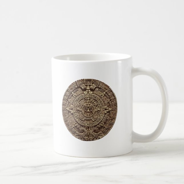 Aztec kalender kaffemugg (Höger)