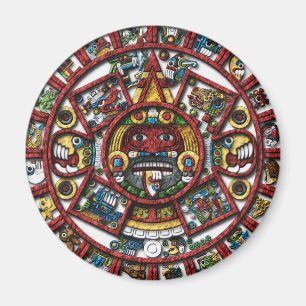 Aztec kalender magnet