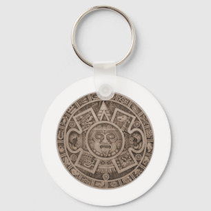 Aztec kalender nyckelring