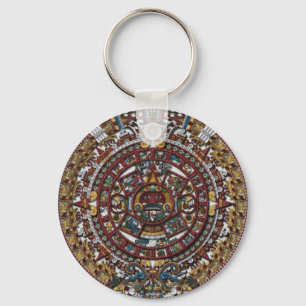 Aztec kalender nyckelring