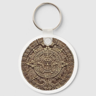 Aztec kalender nyckelring