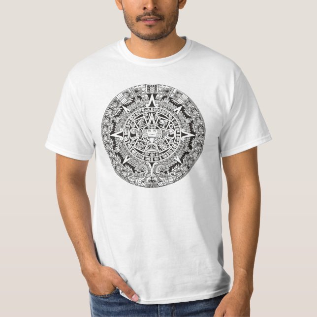 aztec kalender tee (Framsida)