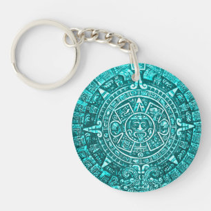 Aztec kalendernyckelring för kricka