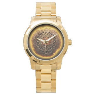 Aztec-kalendersten Armbandsur