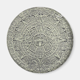 Aztec kalendersten magnet