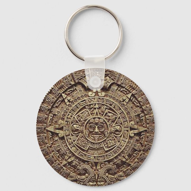 aztec keychain llavero azteca nyckelring (Framsida)