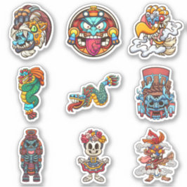 Aztec Klistermärken