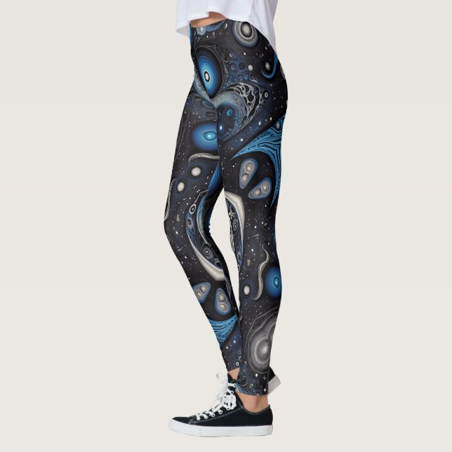 Aztec-konst, som reflekterar kulturen leggings (Vänster)