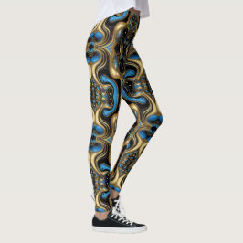 Aztec-konst, som reflekterar kulturen leggings