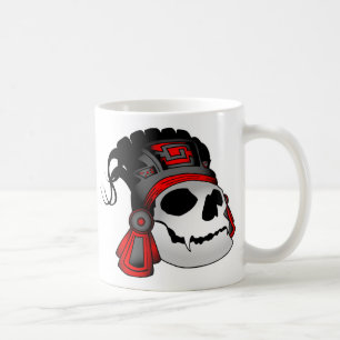 Aztec kopp för krigareskallekaffe